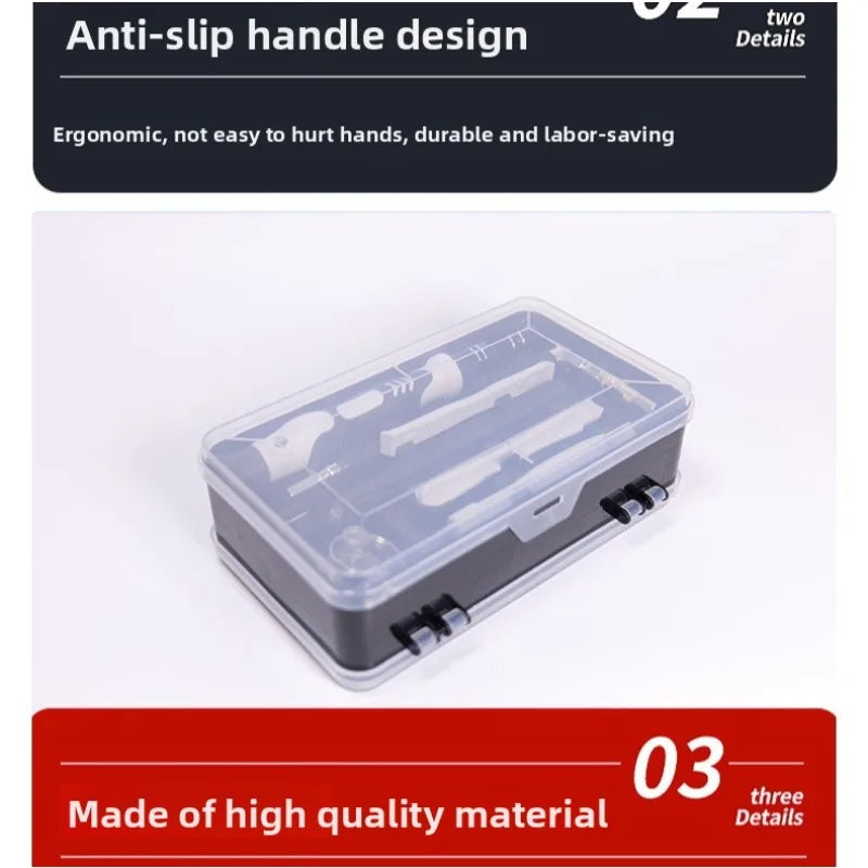 Kit de destornilladores de precisión 115 piezas con puntas intercambiables