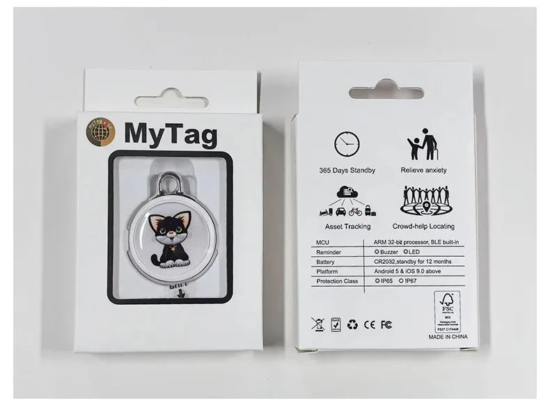 Rastreador GPS Antipérdida para Mascotas - Resistente al Agua