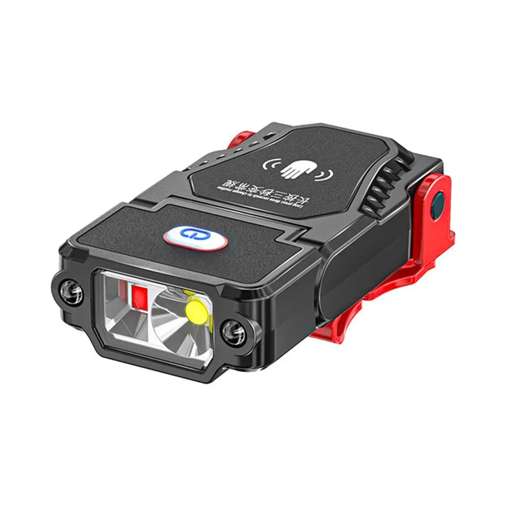 Faro LED Recargable USB con Sensor de Movimiento para Camping