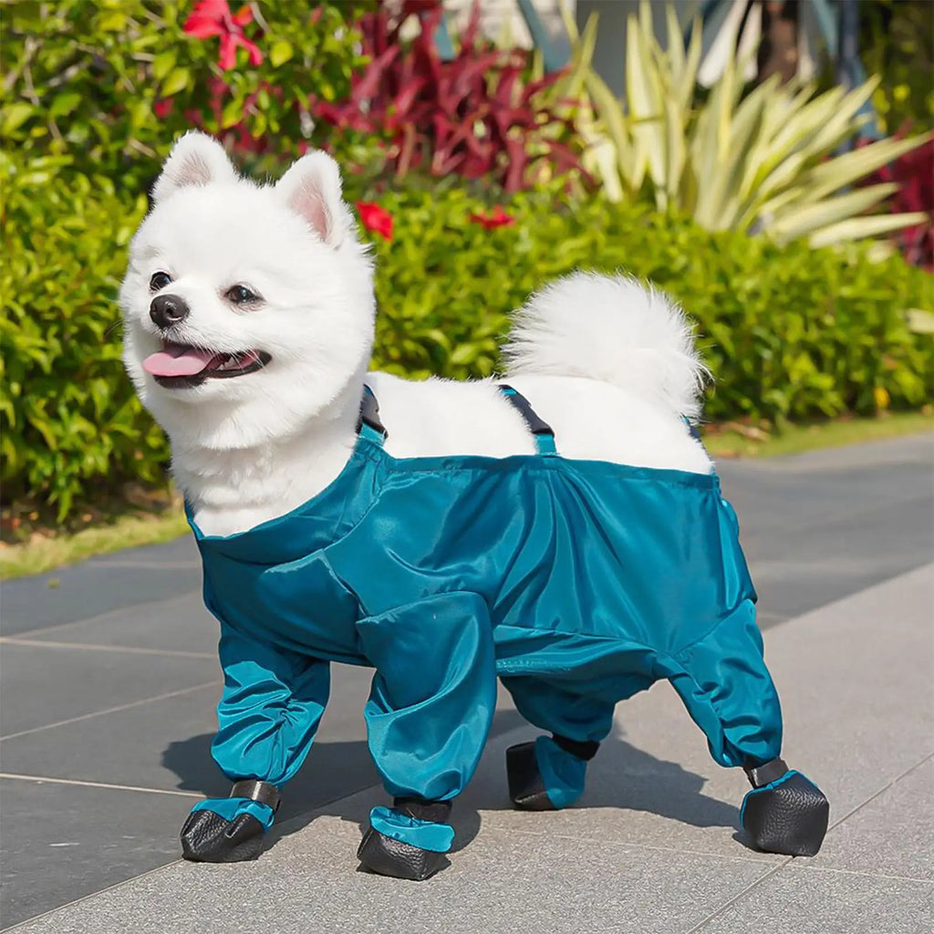 Traje de Nieve para Perro con Botas Incorporadas y Tiras Reflectantes