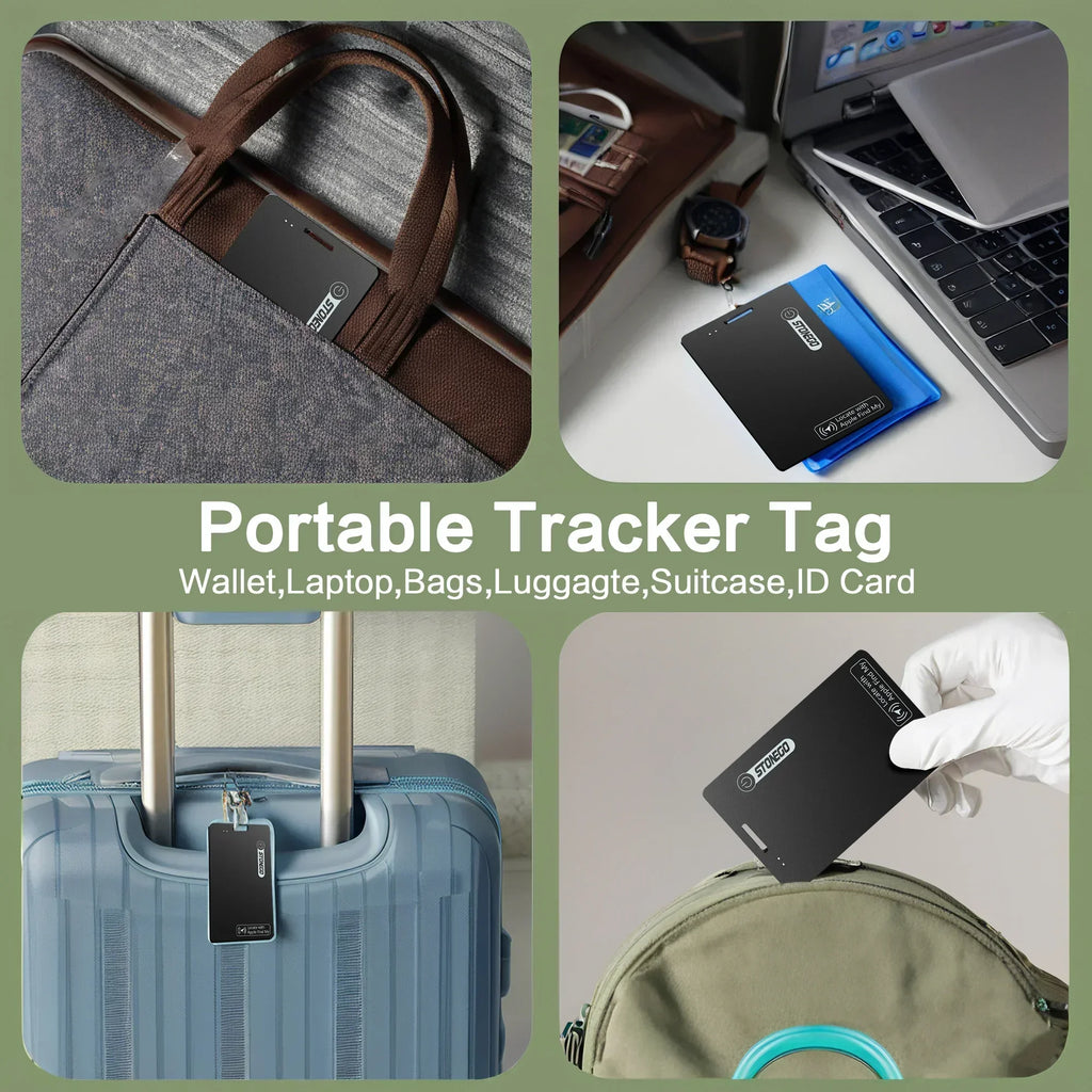 Localizador de Llaves y Mascotas Recargable Ultrafino, Resistente al Agua IP68, Compatible con Apple Find My iOS