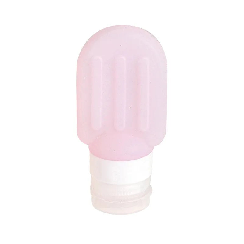 Juego de 3 Botellas Dispensadoras de Silicona Suave para Viaje, a Prueba de Fugas, Portátiles para Champú, Gel de Ducha, Maquillaje y Loción