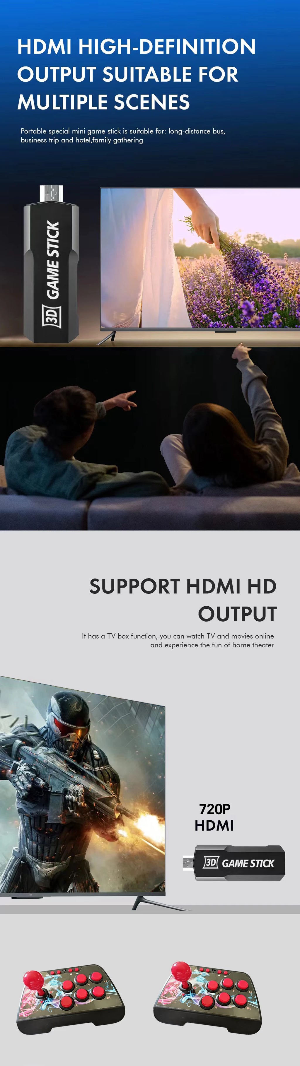 Consola de juegos X2 Ultra Home TV, más de 6000 juegos clásicos nostálgicos, controlador Dual inalámbrico de 2,4G, salida de alta definición 4K HDMI