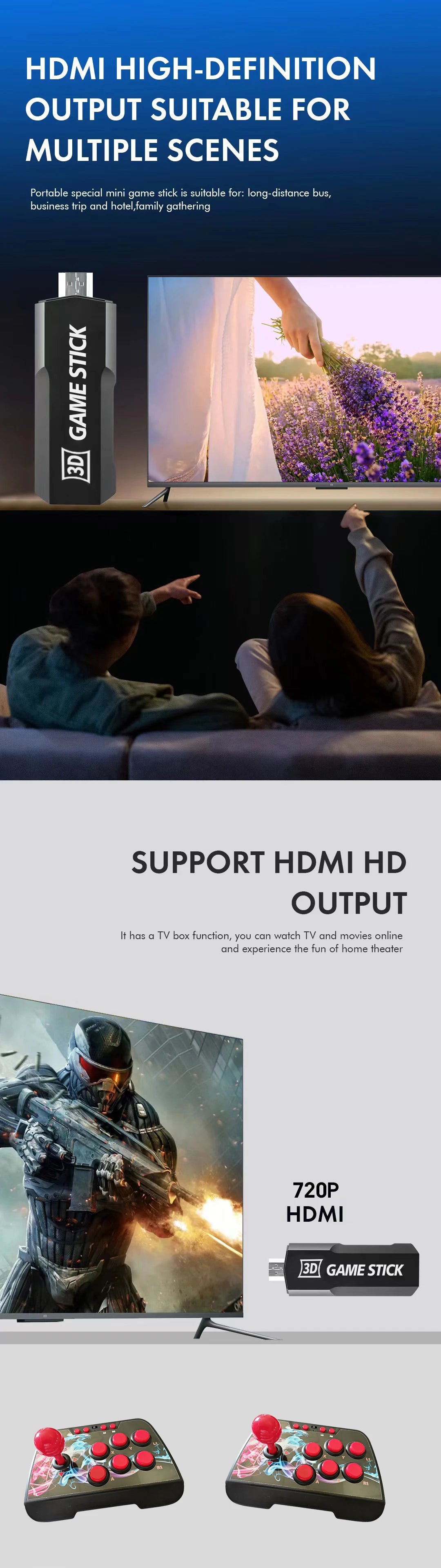 Consola de juegos X2 Ultra Home TV, más de 6000 juegos clásicos nostálgicos, controlador Dual inalámbrico de 2,4G, salida de alta definición 4K HDMI