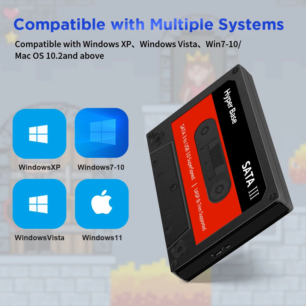 Batocera 35.linux 500G HDD externo juego disco duro consolas de juegos más de 48000 juegos para PSP/MAME/N64/DC/3DO/NES para PC/portátil/Mac