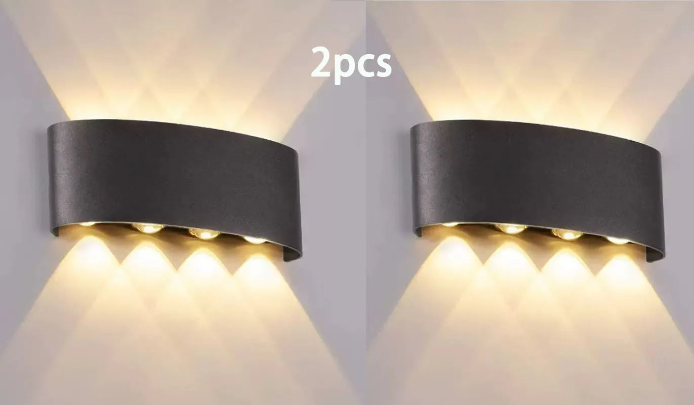 Lámpara de Pared Smart RGB Exterior Tuya Compatible Alexa