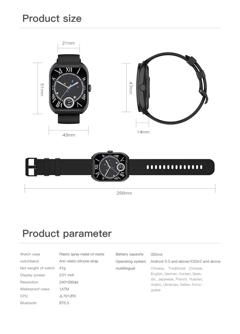 Reloj Inteligente Mujer Esferas Personalizables