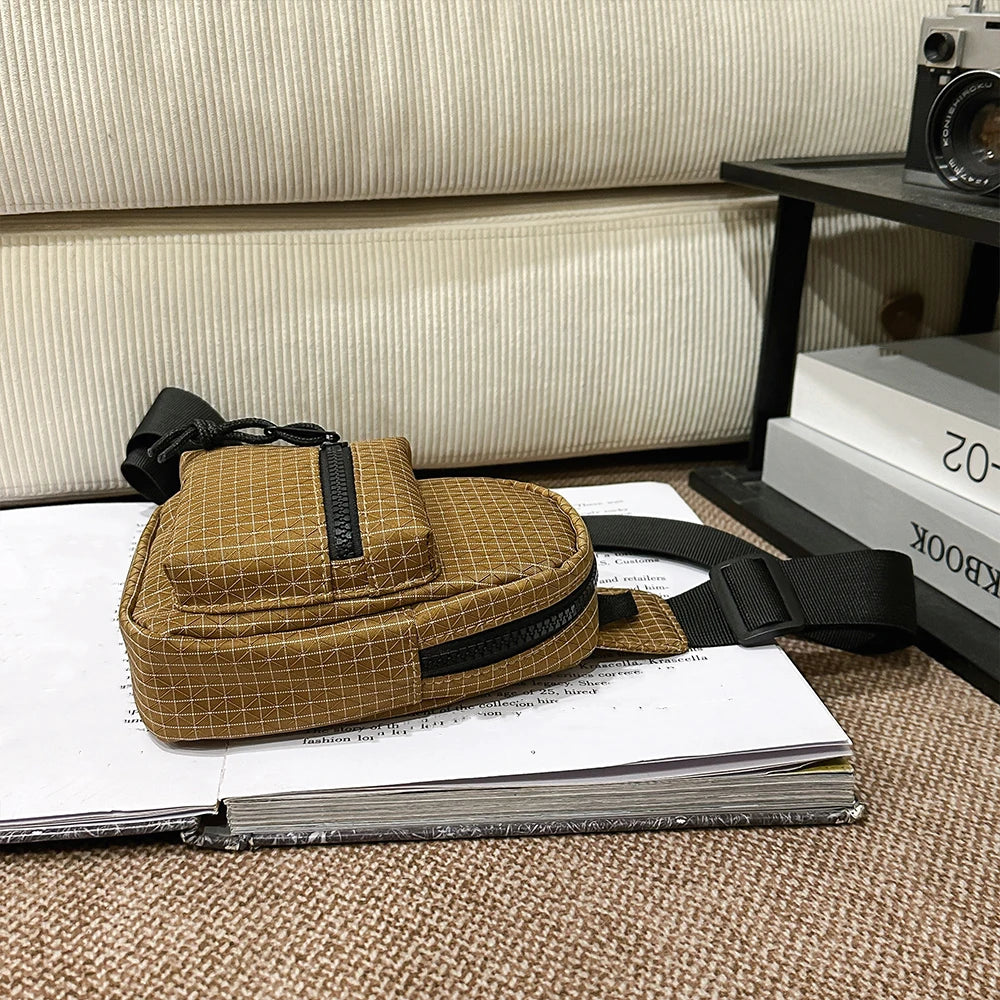 Bolso Cruzado Unisex para Hombre, Liviano para Deportes y Uso Diario