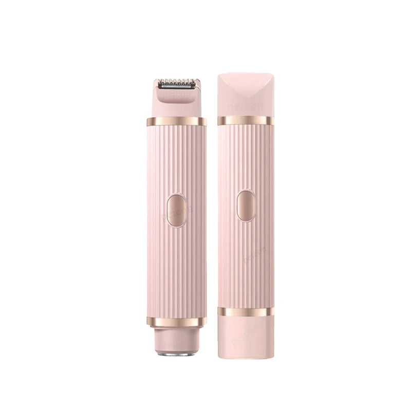 Afeitadora eléctrica para mujer con dos cabezales, resistente al agua IPX7 y USB