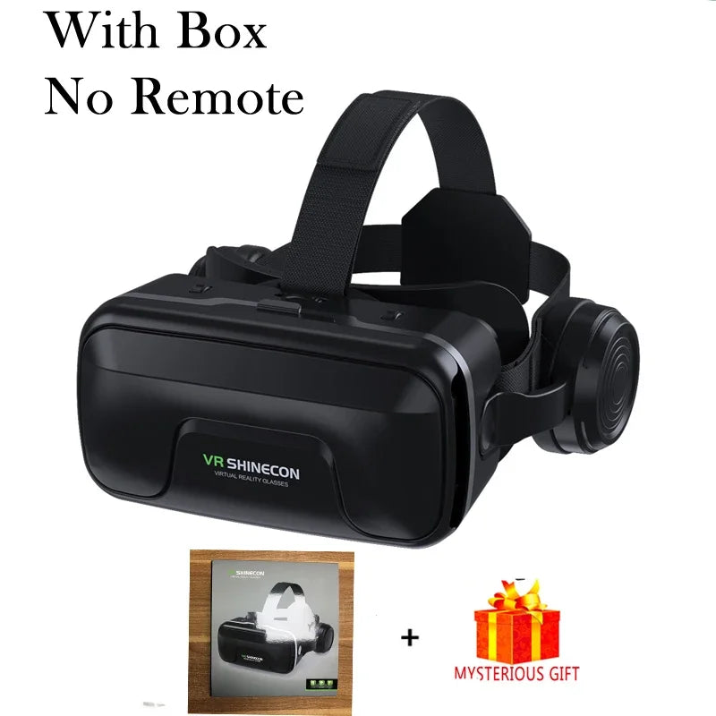 Shinecon VR gafas 3D auriculares dispositivo de Realidad Virtual casco gafas lentes teléfono inteligente móvil teléfono inteligente Realidade Viar VR