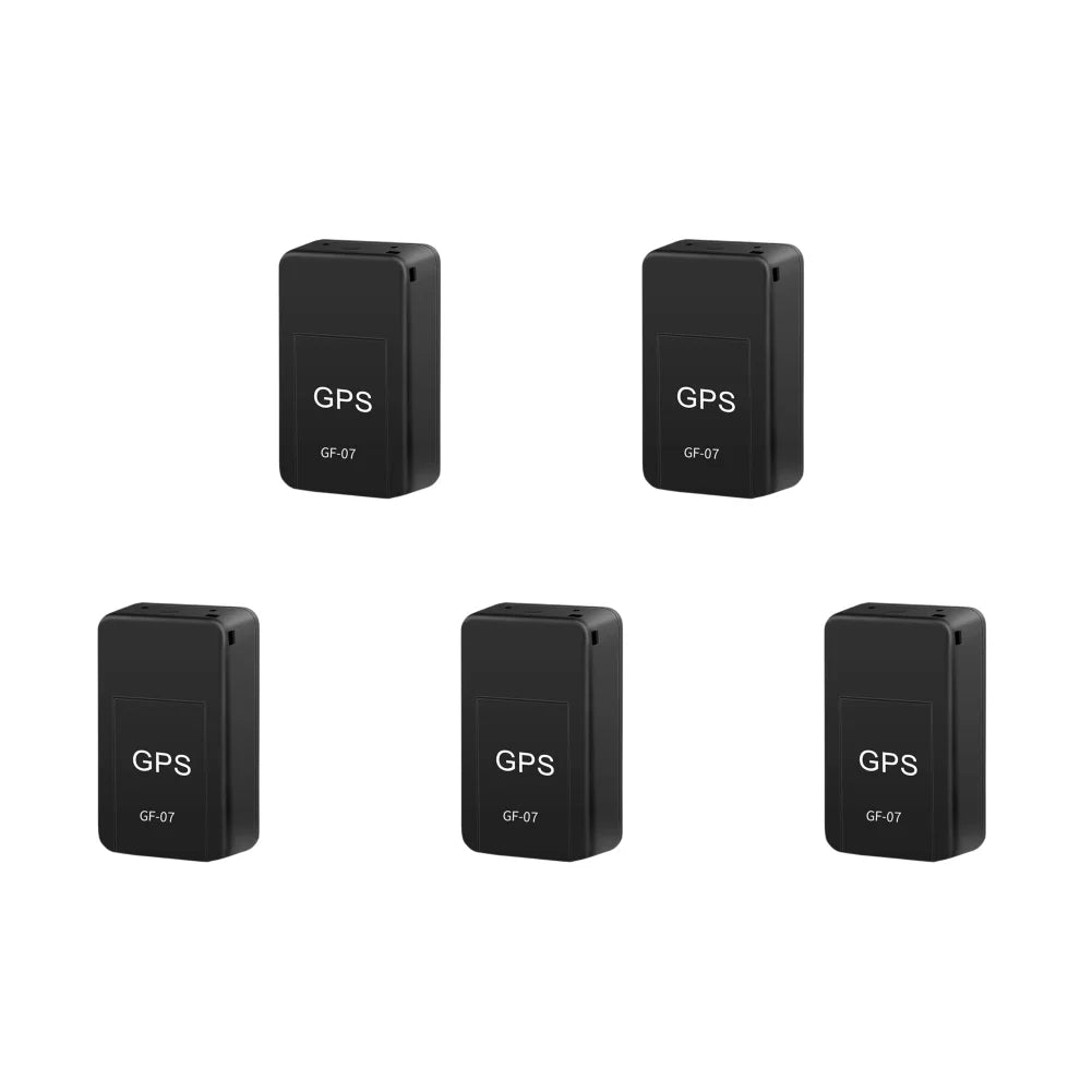 Minirastreador GPS para coche, localizador antirrobo en tiempo Real, localizador de mascotas, posicionador de mensajes SIM, 1-5 piezas, GF-07