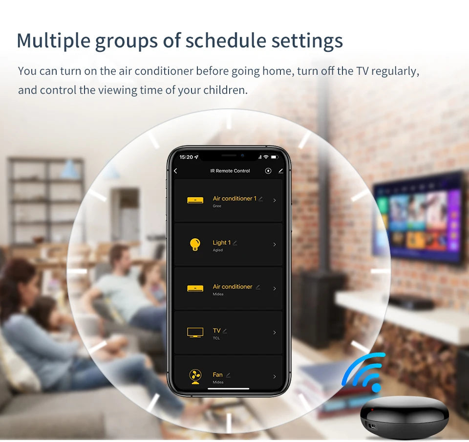 Control Remoto Universal WiFi IR para Aire Acondicionado