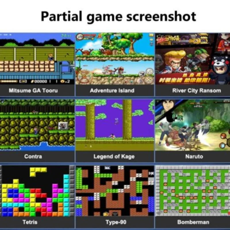 Consola de Juegos Portátil con 500+ Juegos, Emulador Retro, Conecta a TV