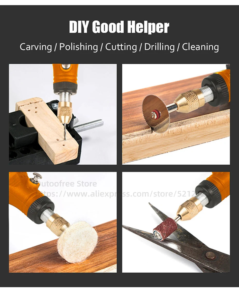 Mini Taladro Inalámbrico recargable, máquina de pulido, bricolaje, Mini herramienta rotativa, herramienta de grabado USB, herramienta Dremel, Mini máquina de grabado