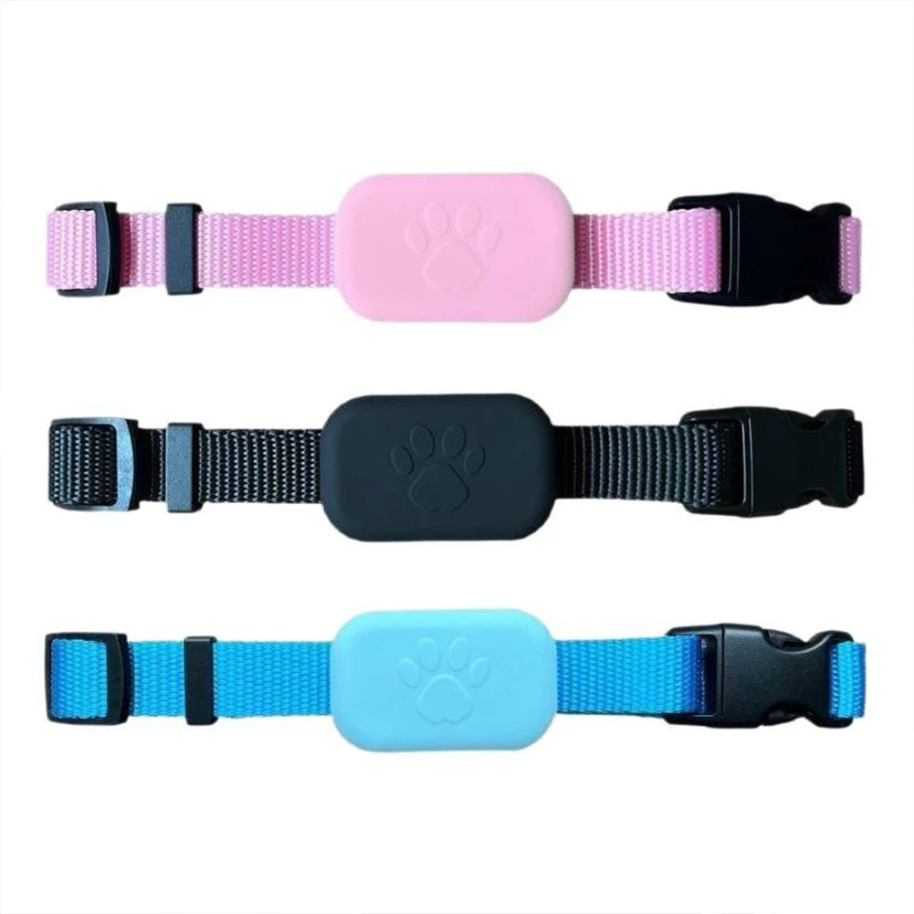 Rastreador GPS Inteligente para Mascotas, Niños, Equipaje y Llaves, Etiqueta de Posicionamiento Global, Rastreador GPS para Mascotas con Collar Ajustable, Localizador de Perros