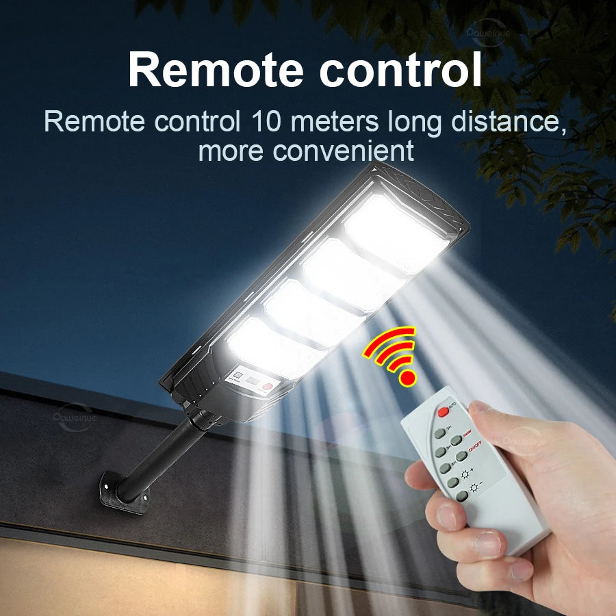 Reflector Solar LED con Sensor de Movimiento para Jardín, Impermeable IP65