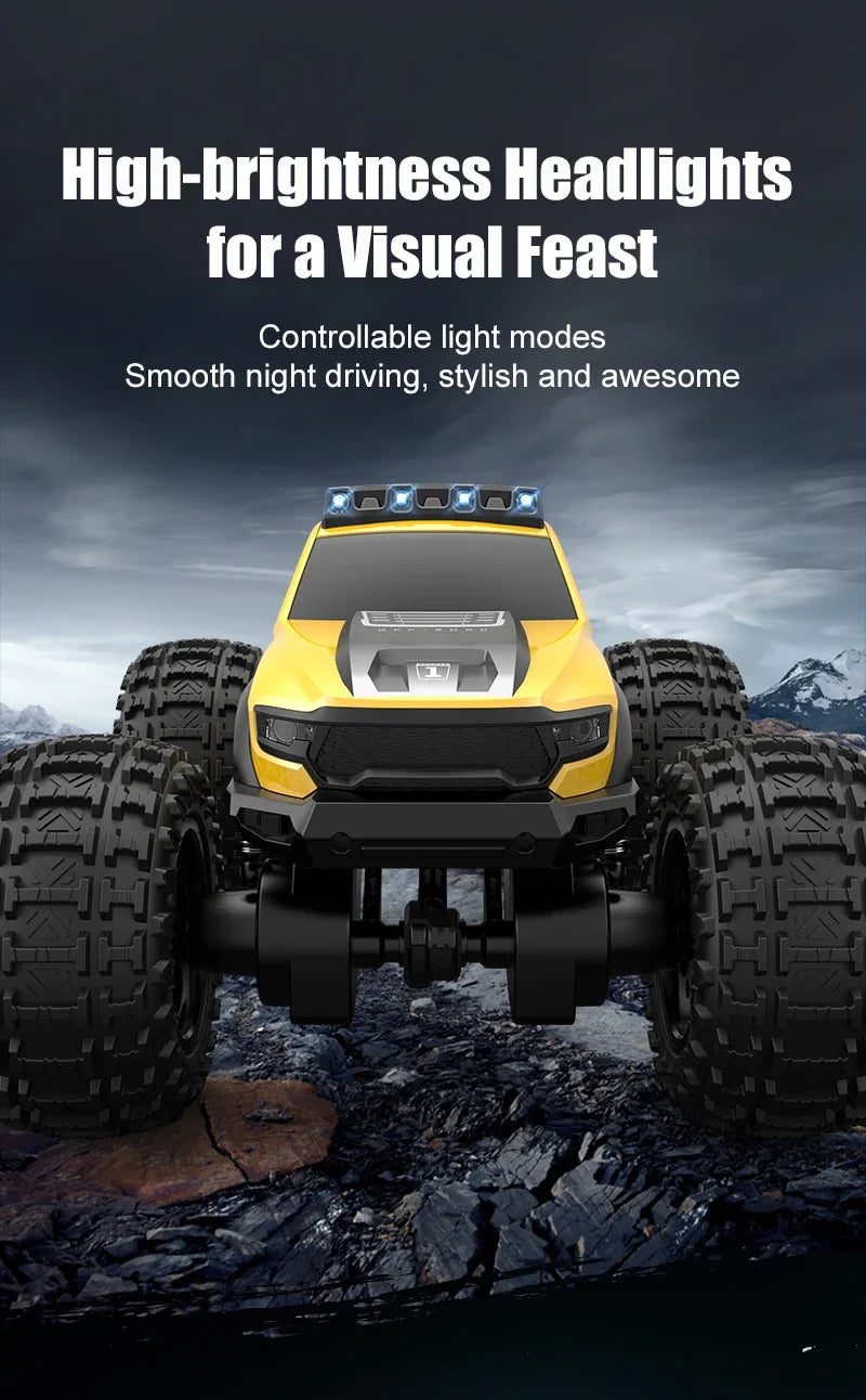 Auto RC Anfibio JJRC C8816 4WD Todoterreno con Luces LED 1:16