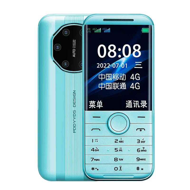 Nuevo Teléfono Celular HOSWN H29 4G con Pantalla de 2.8 Pulgadas, LTE, Doble SIM, 6800mAh, Altavoz Potente y Linterna