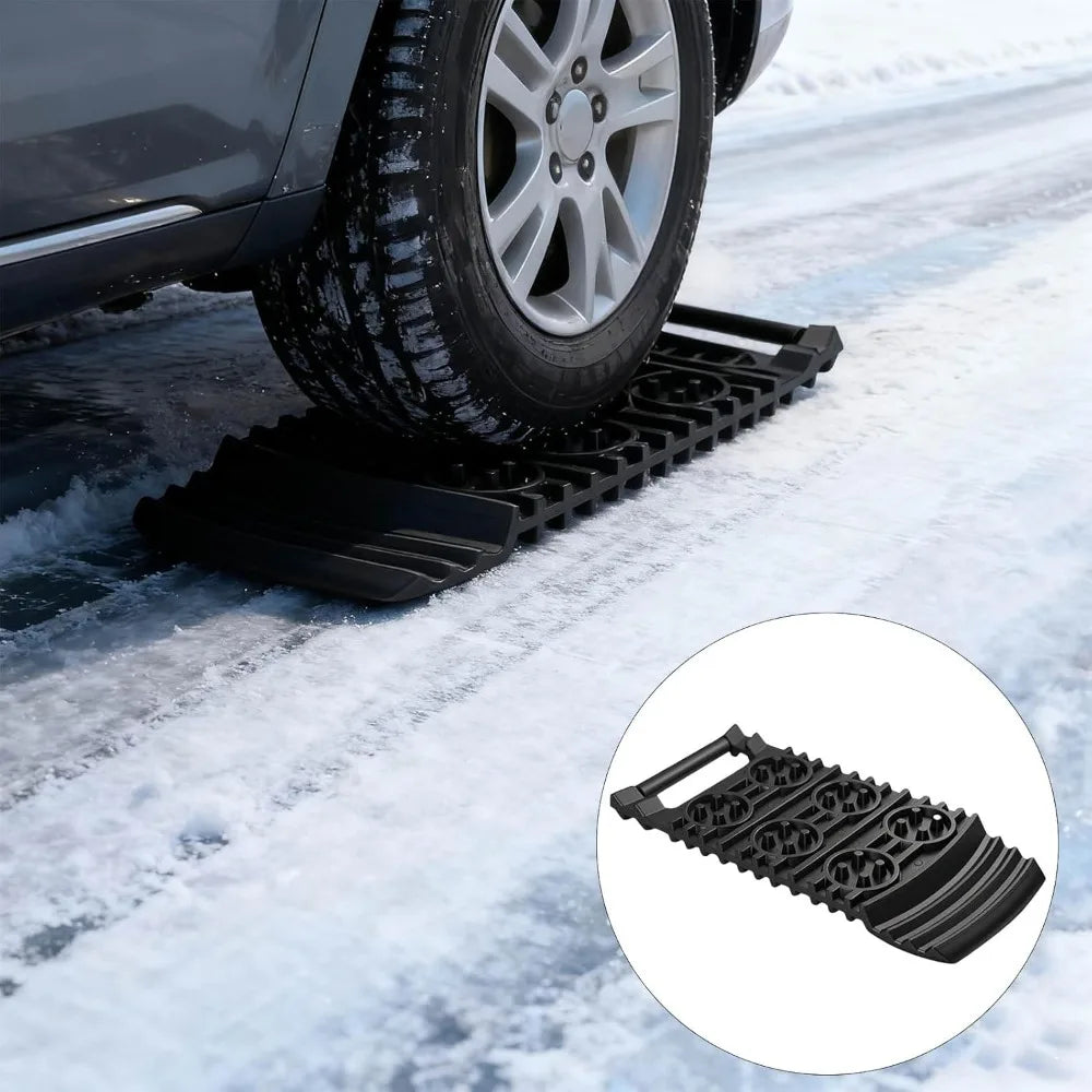 Tablero de Escape de neumáticos de coche, cadenas antideslizantes de emergencia, alfombrilla de tracción, pistas de recuperación, cadena de nieve, pala, rampas, almohadilla de ruedas