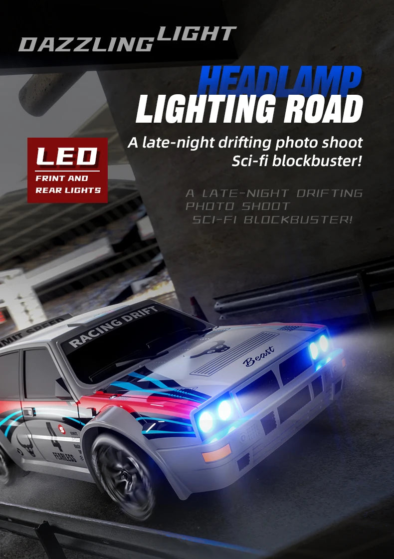 Mini Coche RC de Drift SG204 PRO 1:24, 2.4G, Alta Velocidad 4WD