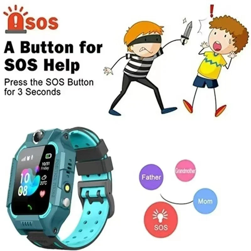 Reloj Inteligente 4G para Niños con GPS, Cámara y Llamadas