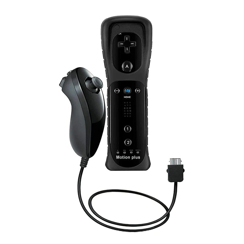 Control Remoto Inalámbrico con Motion Plus para Nintendo Wii y Wii U