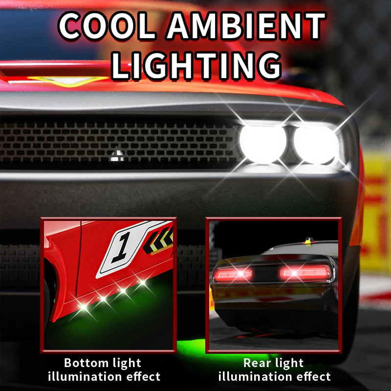 Coche RC KF27 1:20 Drift 4WD 2.4G con Luces LED