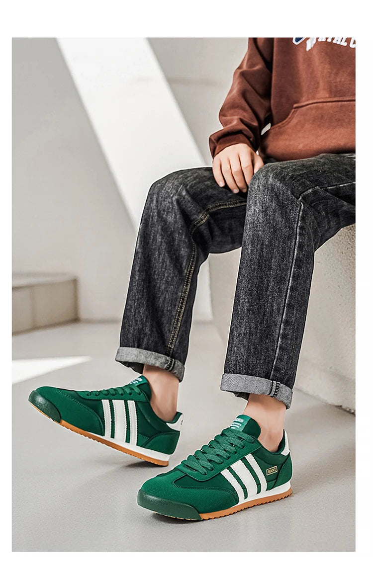 Zapatos Ligeros Estilo Forrest Gump para Hombre, Zapatillas Antideslizantes con Superficie Suave, Zapatos Casuales Retro Versátiles