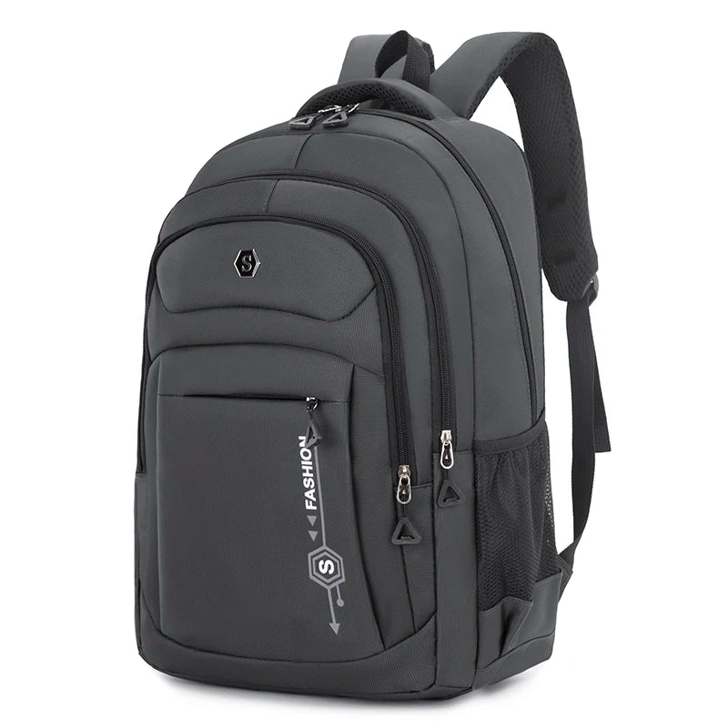 Mochila de viaje: gran capacidad, correas ajustables para los hombros, múltiples compartimentos, adecuada para la escuela, viajes y trabajo, tr