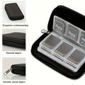 Estuche para Tarjetas de Memoria, Bolsa de Almacenamiento con 22 Ranuras para Tarjetas CF/SD/Micro SD/SDHC/MS/DS, Caja para Accesorios de Juegos