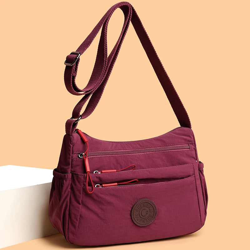 Bolso Bandolera Multibolsillo Unisex para Viajes y Uso Diario