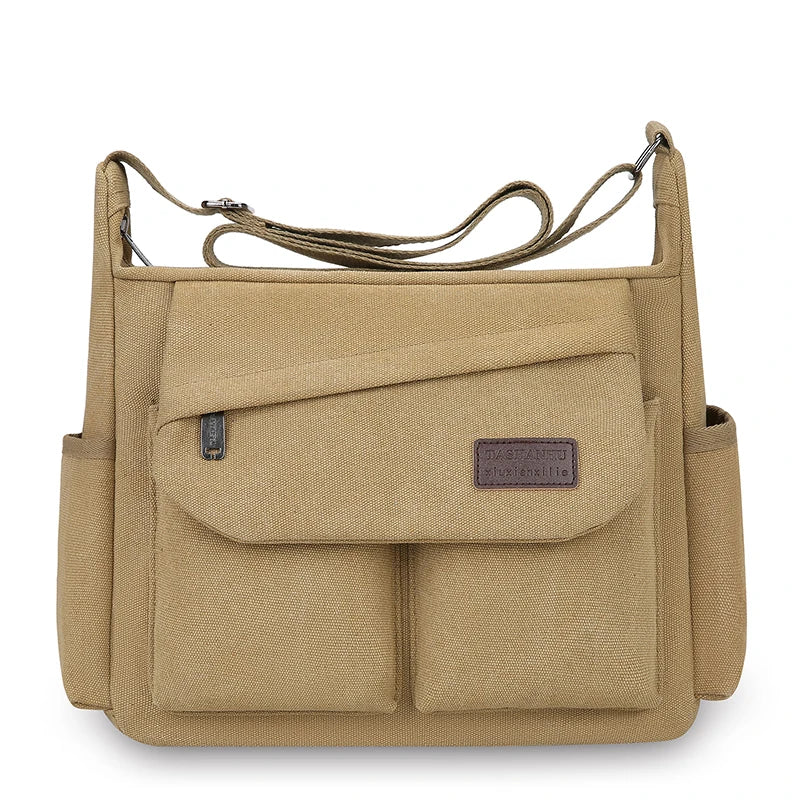 Bolso Bandolera para Hombre con Múltiples Bolsillos para Uso Urbano y Viajes