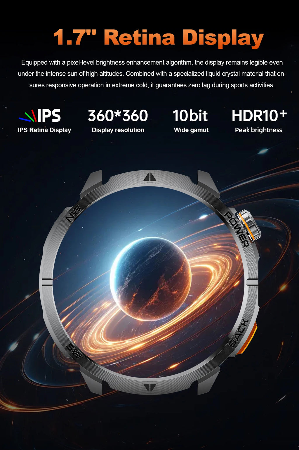 Nuevo Reloj Inteligente T-Rex3 Ultra 2026 con Batería Grande de 1000 mAh, GPS, Resistente al Agua IP68, Linterna LED, Brújula, para Actividades al Aire Libre, Regalo