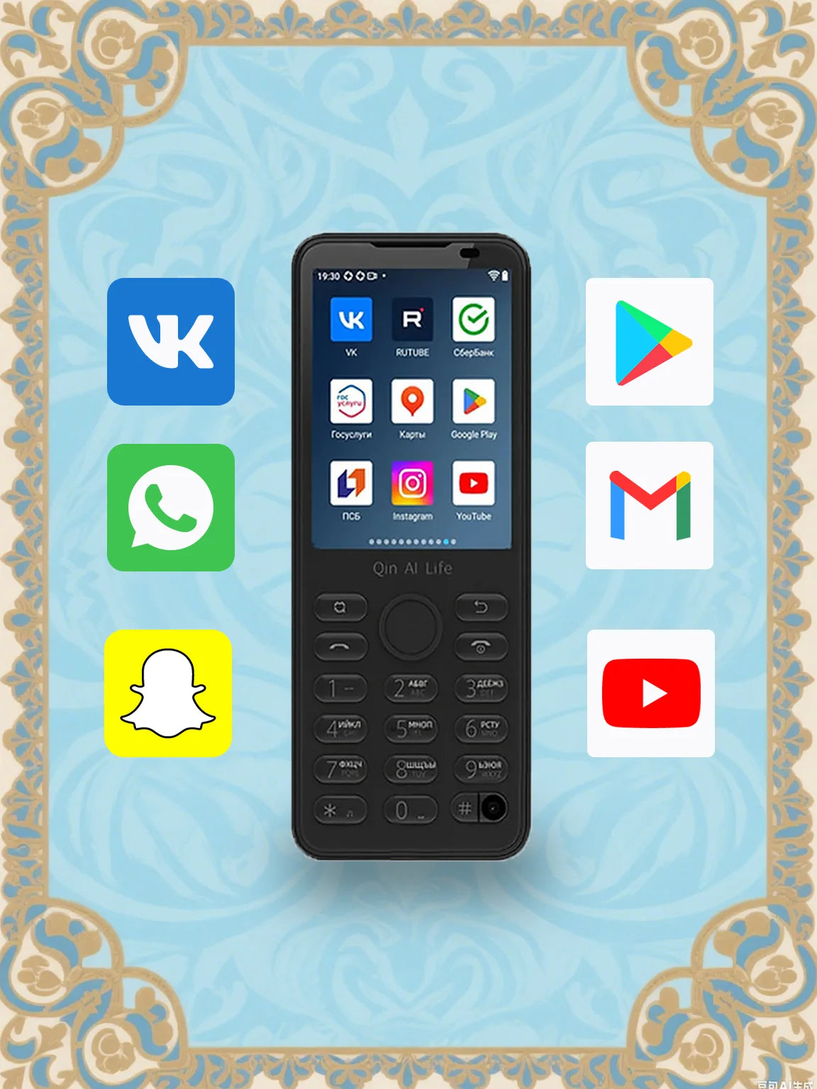 Qin F21 Pro compatible con Google RAM3GB/4GB Rom 32GB/64GB pantalla táctil 2,8 pulgadas Android11 MTK6761