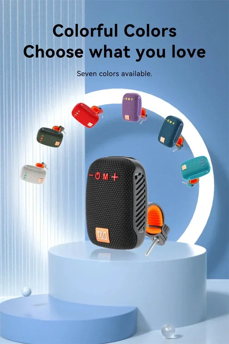Bicicleta al aire libre TG392 Bluetooth caixa de som caja de sonido inalámbrica portátil TWS altavoz de manillar Subwoofer impermeable para Scooter