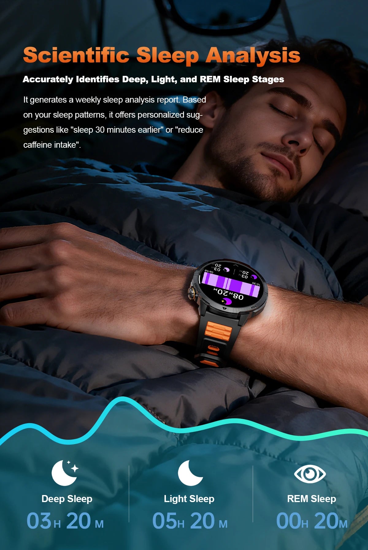 Nuevo Reloj Inteligente T-Rex3 Ultra 2026 con Batería Grande de 1000 mAh, GPS, Resistente al Agua IP68, Linterna LED, Brújula, para Actividades al Aire Libre, Regalo