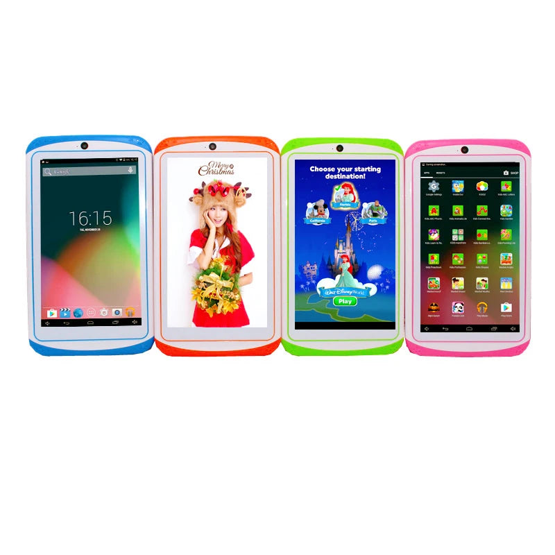 Nueva Tablet Android 9.0 de 7 Pulgadas, 2GB de RAM, 16GB de ROM, RK3126 Quad Core, 1024*600 IPS, 3000mAh, Cámara Dual