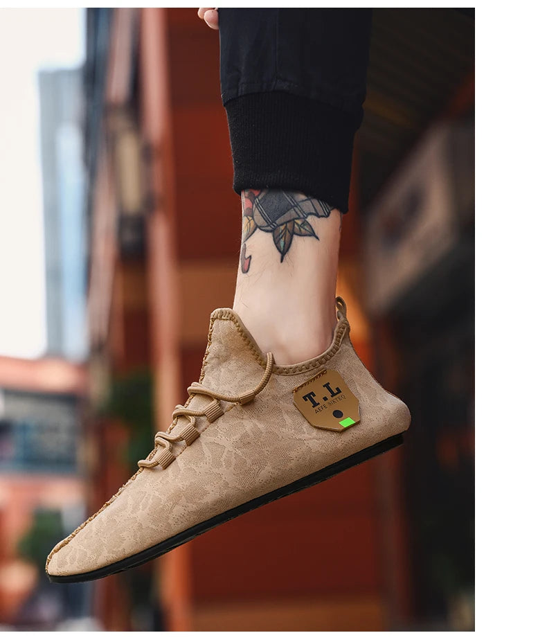 YRZL mocasines de malla para hombre, mocasines para conducir, zapatos planos de alta calidad para caminar, mocasines informales antideslizantes transpirables, zapatos de verano para hombre
