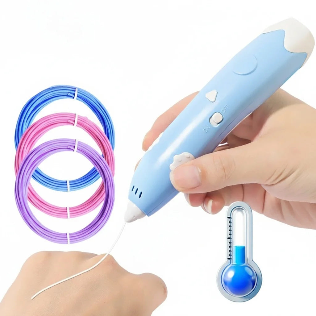 Filamento PLA Fluorescente 1.75mm para Bolígrafo 3D, 6 Colores