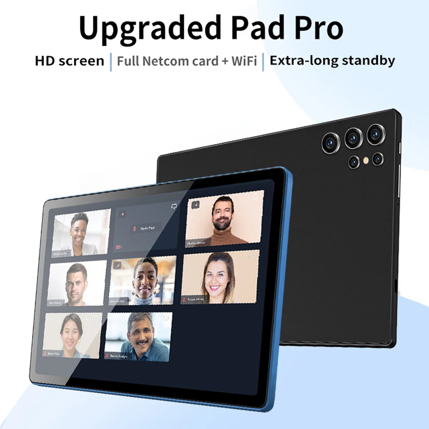 Nueva Tablet Pro 2026 Mejorada de 10.1 Pulgadas, Octa Core, 4GB+64GB ROM, Google Play, Doble SIM, Llamadas Telefónicas, Wifi, 6000mAh