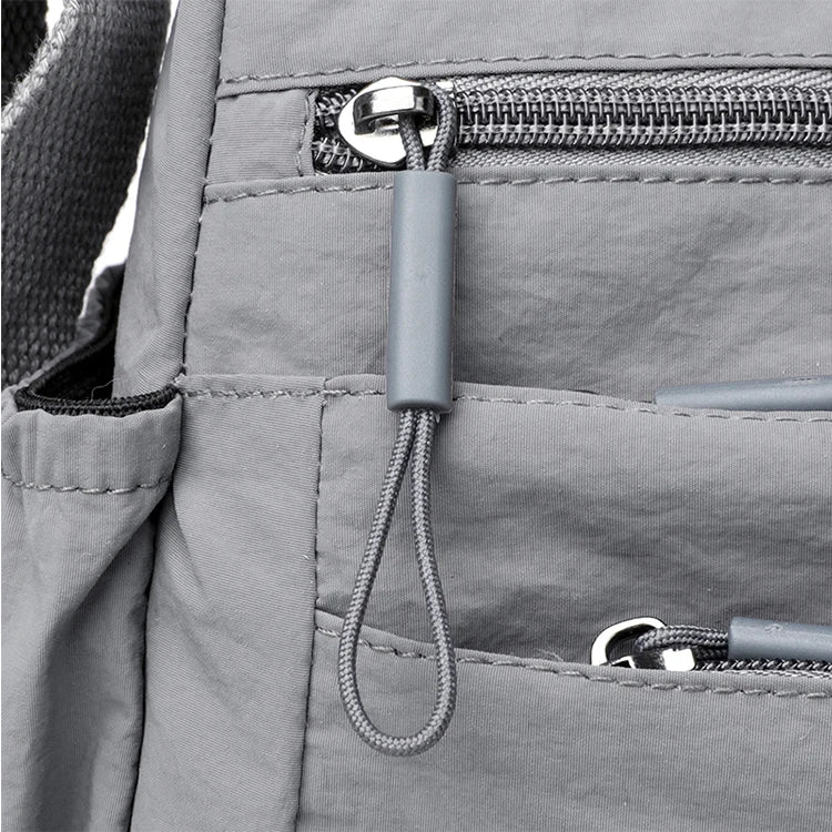 Bolso Bandolera Multibolsillo Unisex para Viajes y Uso Diario
