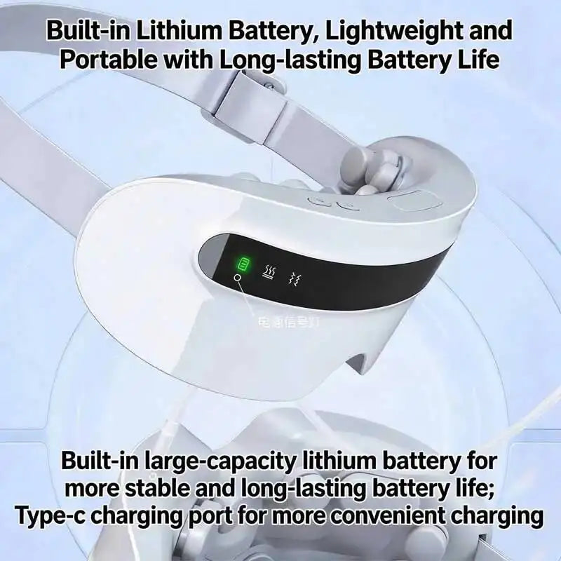 Masajeador de Ojos Eléctrico con Vapor Caliente y Bluetooth