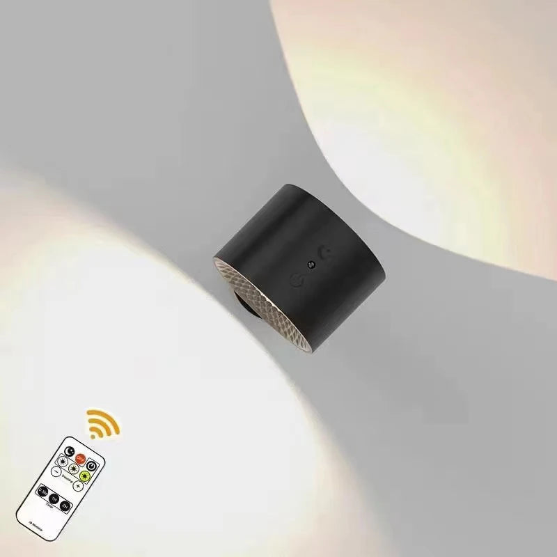 Lámpara LED de Pared Doble Cabezal Táctil 360°