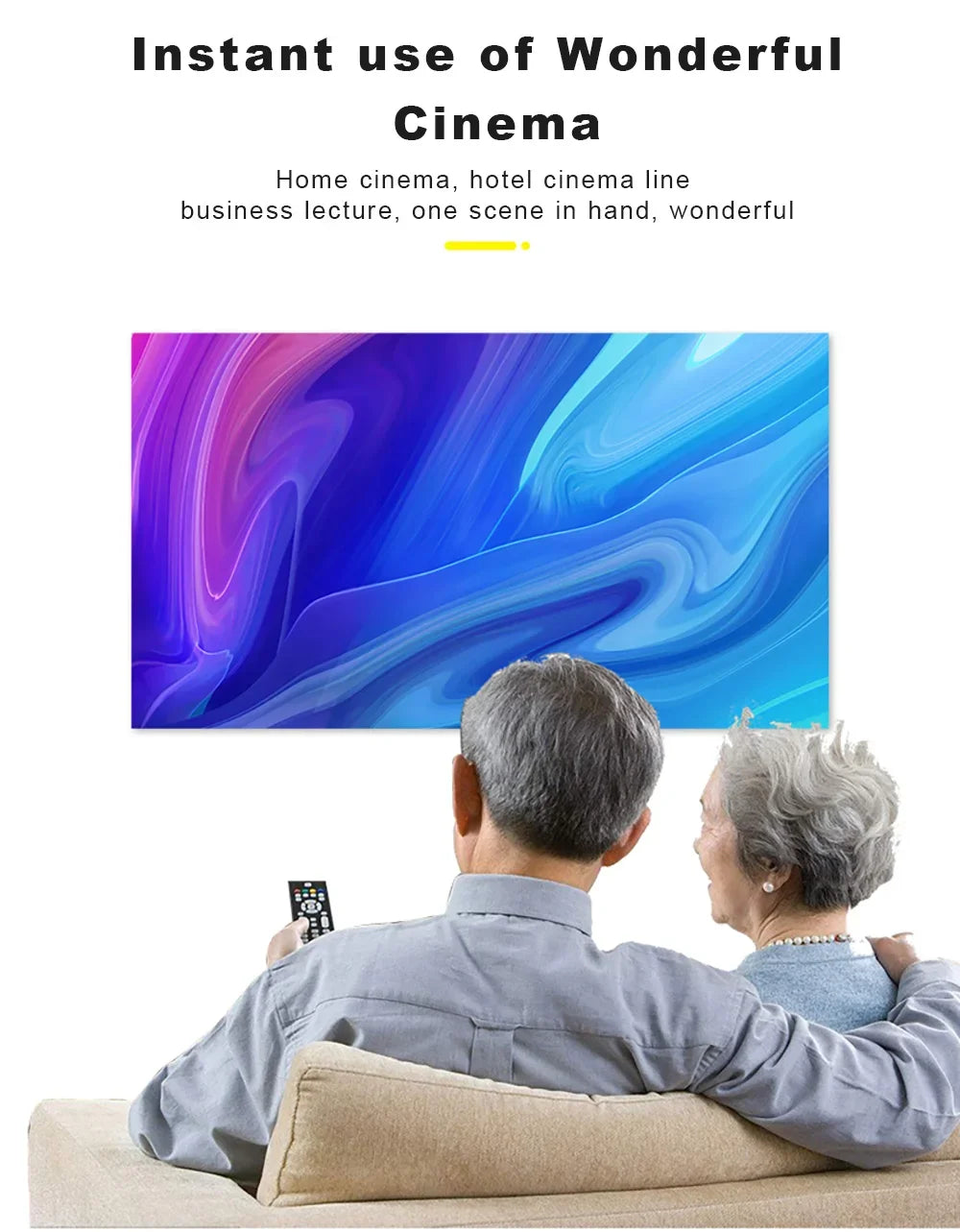 Pantalla de proyector antiluz de alto brillo, cortina de metal 16:9 de 84-150 pulgadas, Compatible con 4K para uso portátil en el hogar y la oficina al aire libre