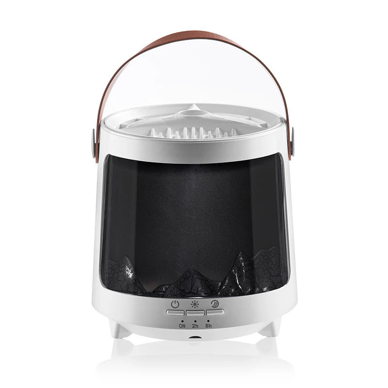 Difusor de aromas y humidificador con efecto aurora, control remoto, 300 ml