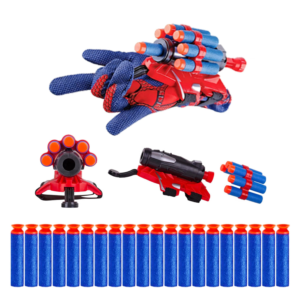 Juego de juguetes de tiro de espuma de héroe de 24 piezas, pistola de juguete de tiro al aire libre para niños, regalo para niños, regalo de cumpleaños, regalo de vacaciones, regalo de fiesta