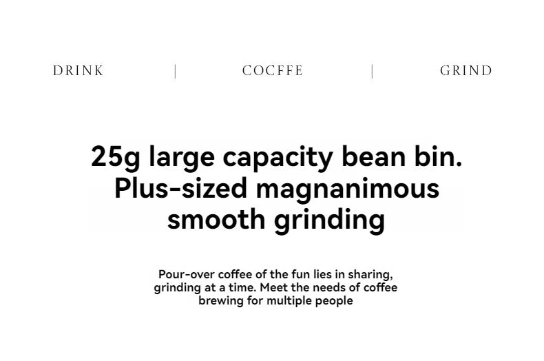 Nuevo Molinillo de café eléctrico portátil/Manual para el hogar, 30 engranajes, máquina de café ajustable externamente, molinillos recargables