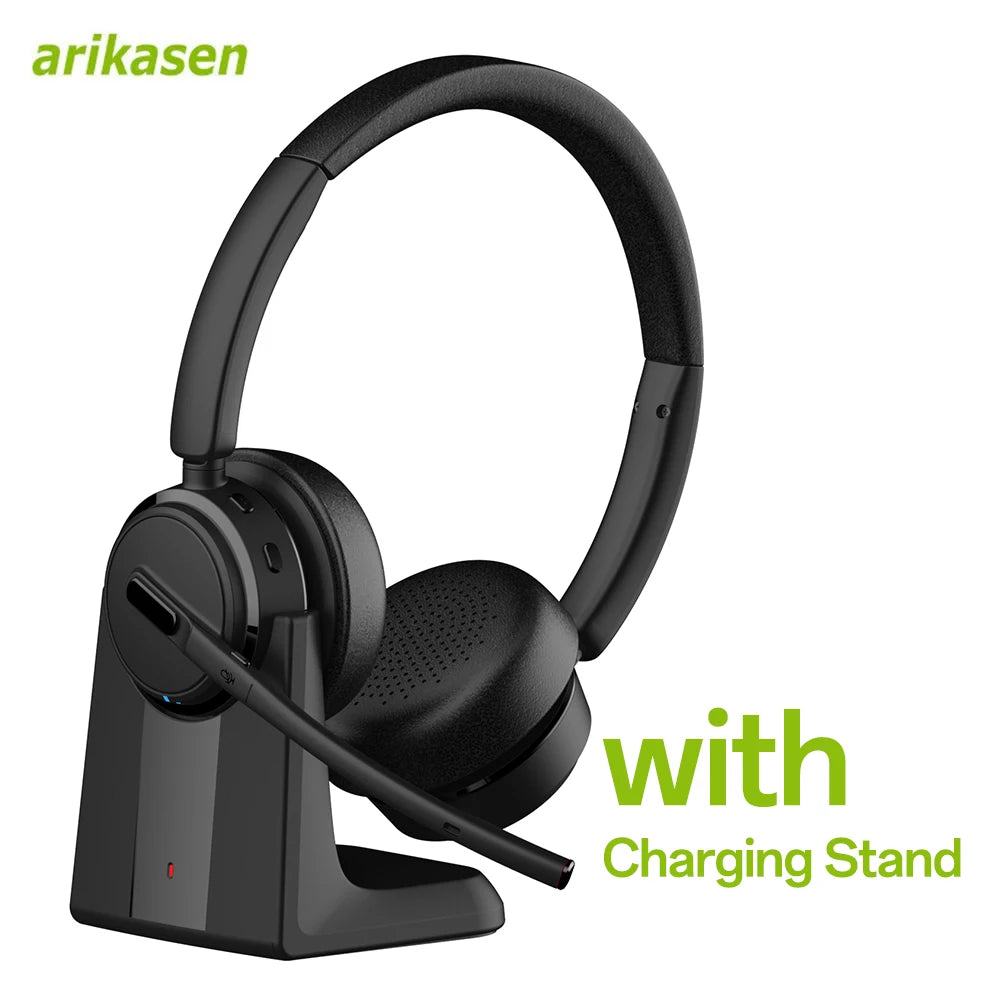Auriculares Bluetooth 5.4 con Micrófono ENC y Conexión Multipunto
