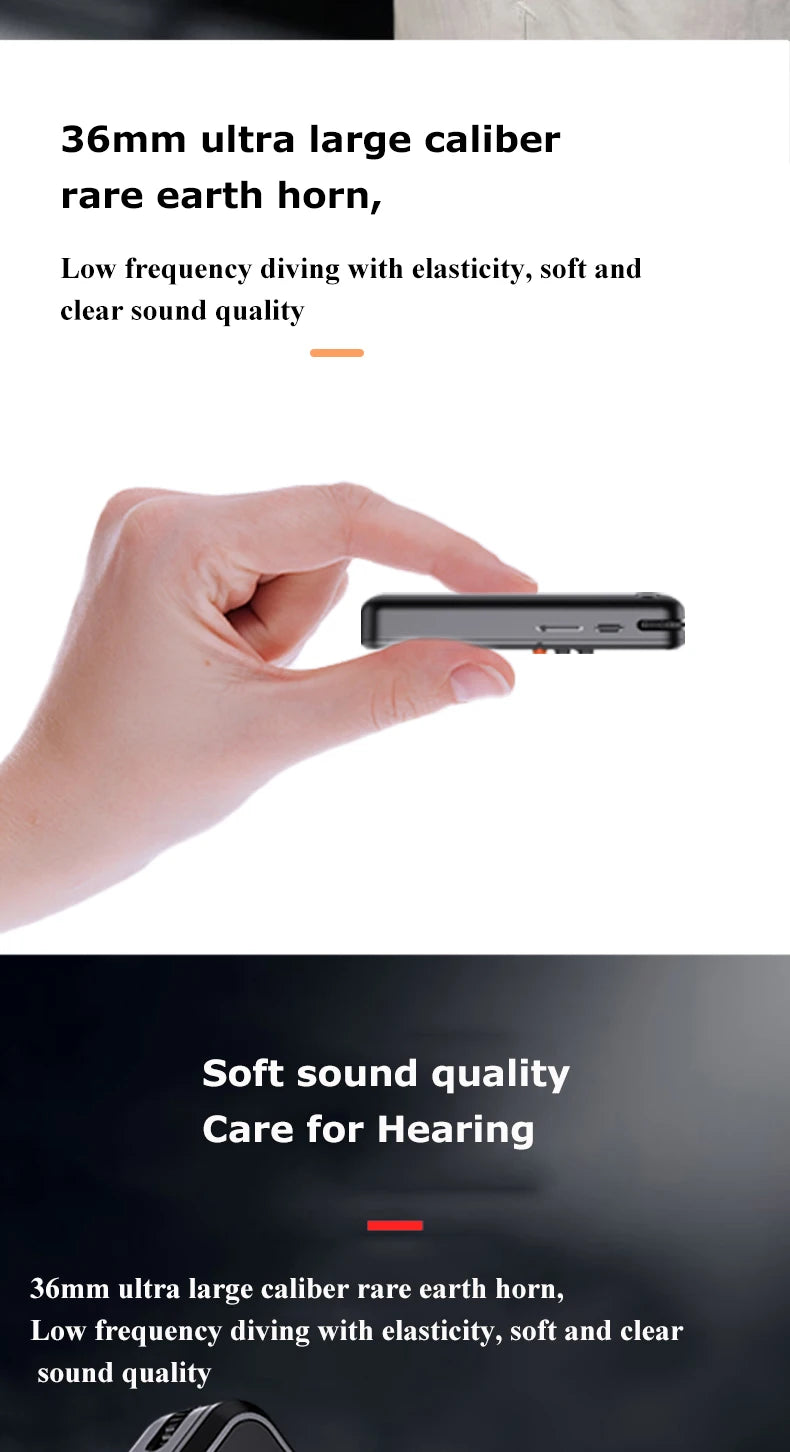 Mini Radio FM portátil Bluetooth 5.0 con tarjeta TF y linterna LED