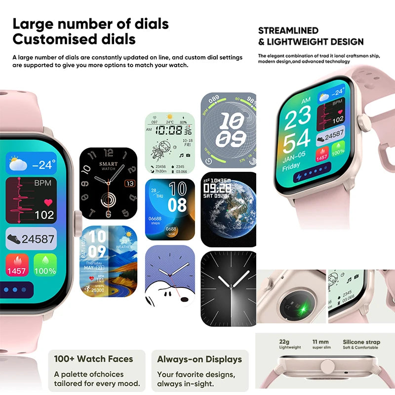 Reloj Inteligente Serie 5 Global con AMOLED, GPS y Llamadas Bluetooth